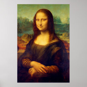 Poster Mona Lisa par Leonardo Da Vinci
