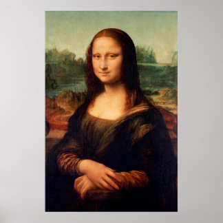 Poster Mona Lisa par Leonardo Da Vinci - Version restauré