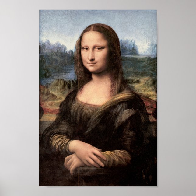 Poster Mona Lisa Portrait / Peinture (Devant)