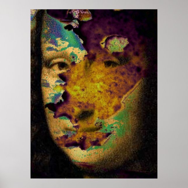 Poster mona lisa raw (Devant)