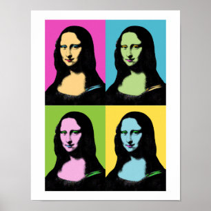 Poster Mona Lisa - Style Pop Art