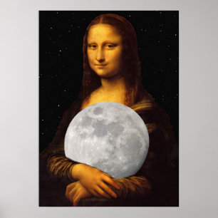 Poster Mona Moona Lisa