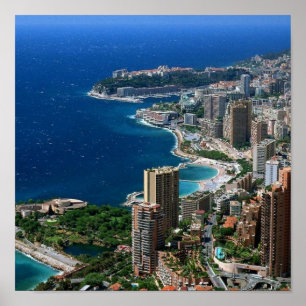 Poster Monaco -