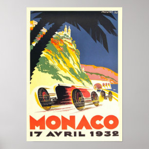 Poster Monaco 17 avril 1932