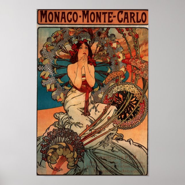 Poster Monaco-Monte-Carlo (Devant)