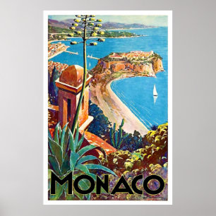 Poster Monaco, Riviera