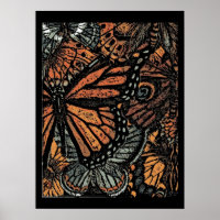 Poster Monarch Butterfly