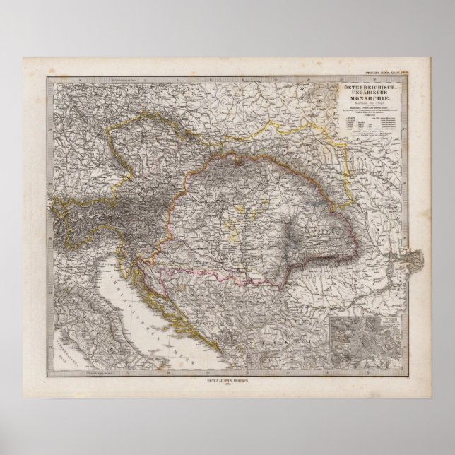 Poster Monarchie austro-hongroise (Devant)