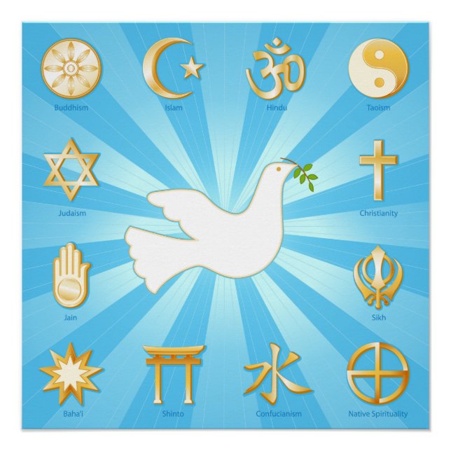 Poster Monde de la paix (Devant)