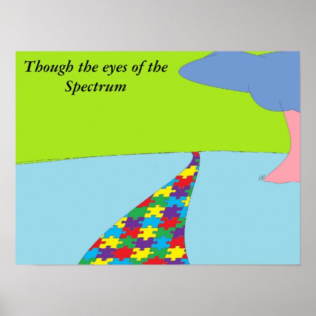 Poster monde de l'autisme (Devant)