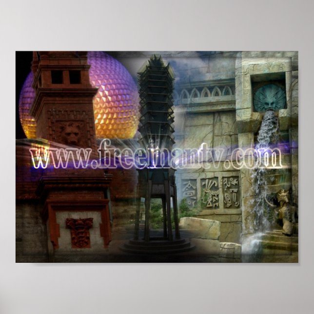 Poster Monde franc-maçonnerie (Devant)