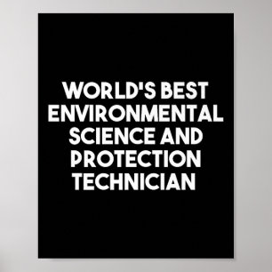 Poster Monde Meilleur Science Et Protection De l'environn