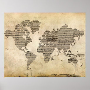 Poster Monde musical