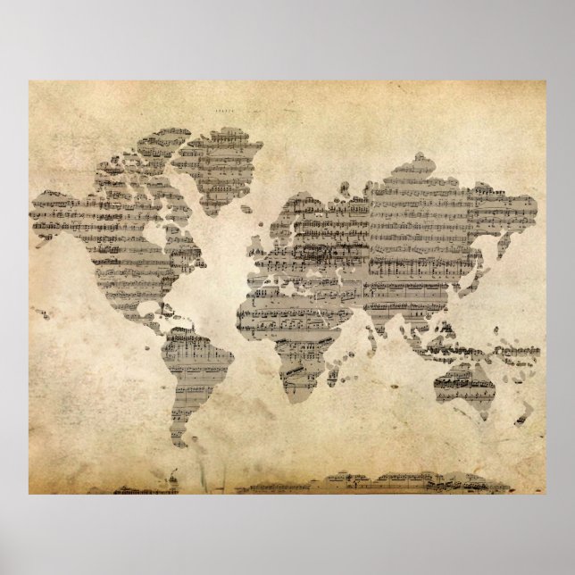 Poster Monde musical (Devant)