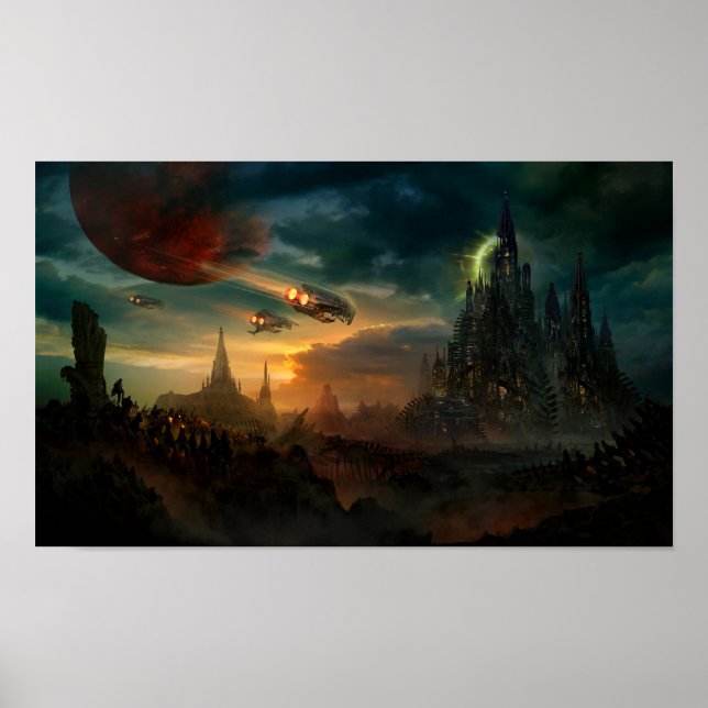 Poster Mondes du ciel : Chutes de Sosheskaz (Devant)