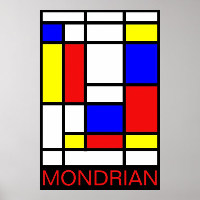 Poster Mondrian (Devant)