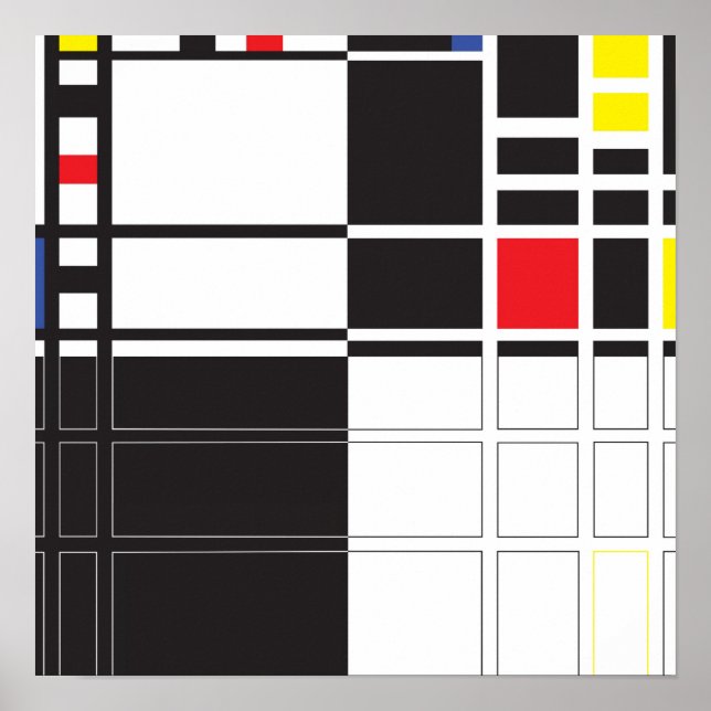 Poster Mondrian (Devant)