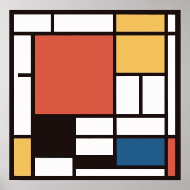Poster Mondrian 2 (Devant)