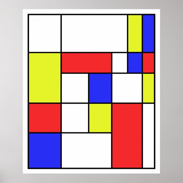 Poster Mondrian #23 (Devant)