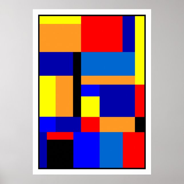 Poster Mondrian #2-1 (Devant)