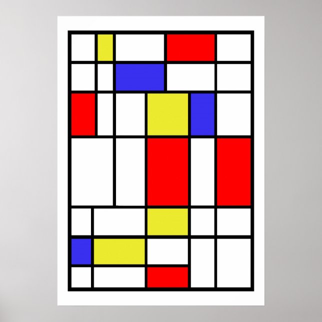 Poster Mondrian #58 (Devant)