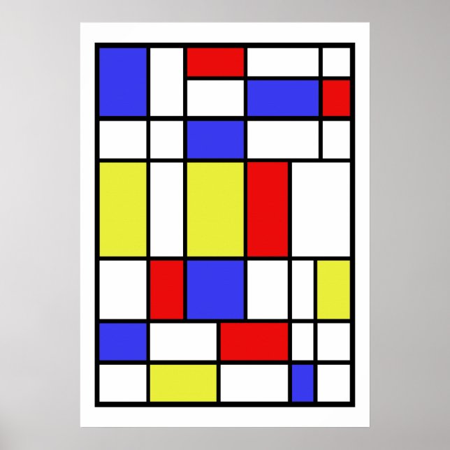 Poster Mondrian #59 (Devant)