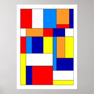 Poster Mondrian #8
