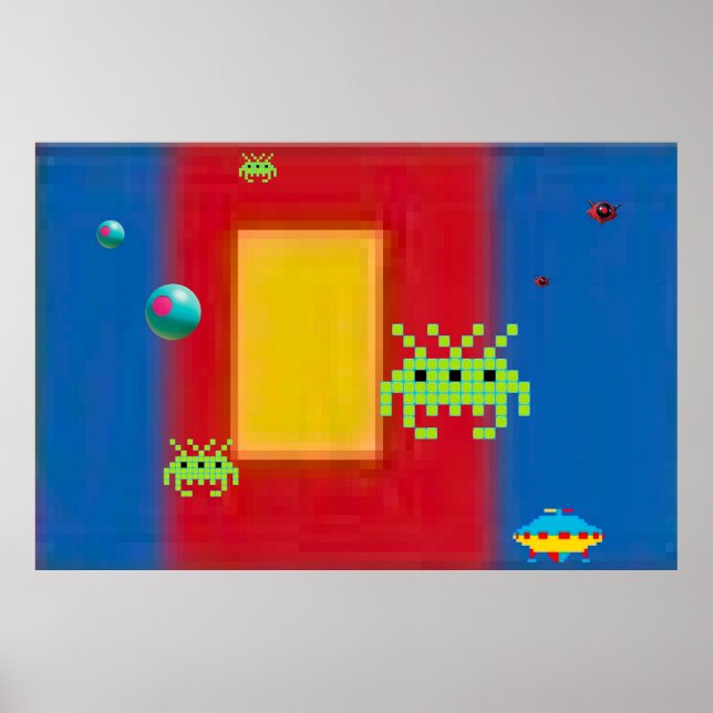 Poster Mondrianos II (Devant)