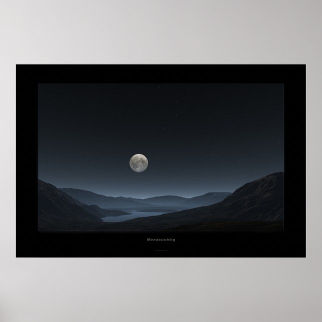 Poster Mondsuechtig (Devant)