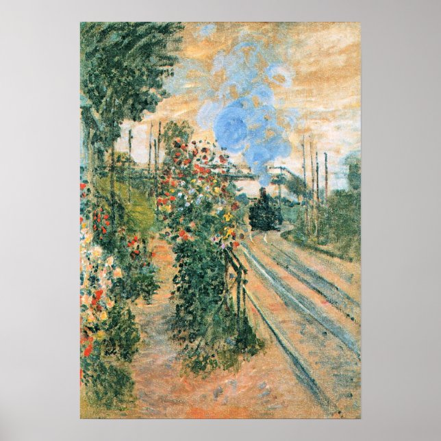 Poster Monet - Arrivée à Montegeron (Devant)