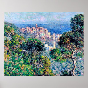 Poster Monet des gens impressionnistes Vue de Bordighera 
