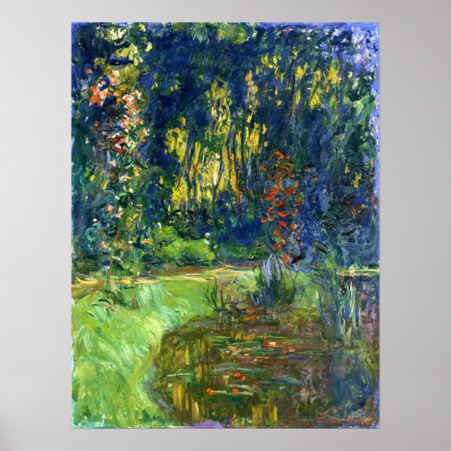 Poster Monet - Etang Lily À Giverny 1919 (Devant)
