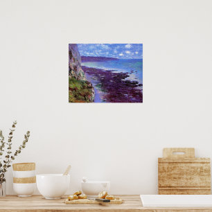 Poster Monet - Falaise près de Dieppe,