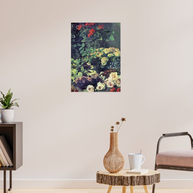 Poster Monet - Fleurs de printemps (Salon 3)