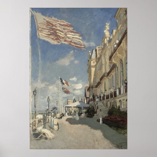 Poster Monet - Hôtel Des Roches Noires Trouville (Devant)