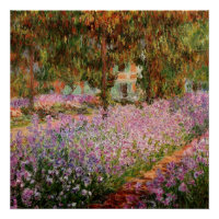 Monet - Irises dans le jardin de Monet
