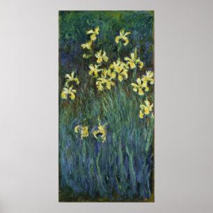 Poster Monet - Irises Jaunes
