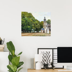 Poster Monet - La Chapelle Notre-Dame oeuvre d'art,