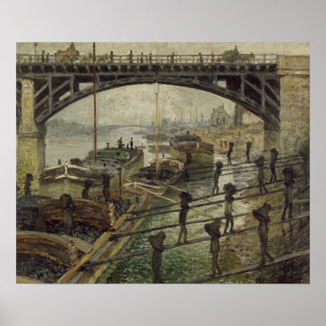 Poster Monet - Le Charbon (Devant)