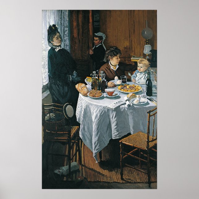 Poster Monet - Le déjeuner (Devant)