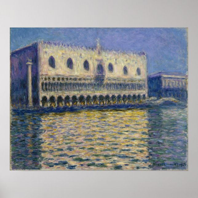 Poster Monet - Le Palais des Doges (Le Palais Ducal) (Devant)