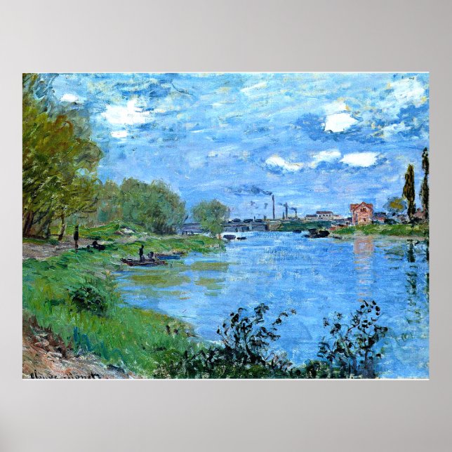 Poster Monet - Les bords de Seine à la Grand Jatte (Devant)