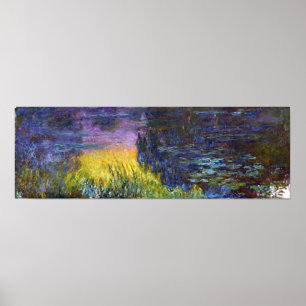 Poster Monet - Les Nappes D'Eau Réglant Le Soleil