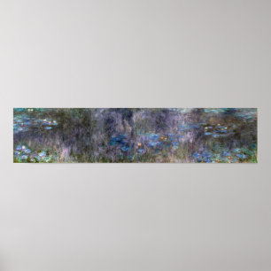 Poster Monet - Les Reflets d'Arbres de Nymphéas