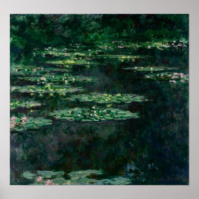 Poster Monet - Lys d'eau (Devant)