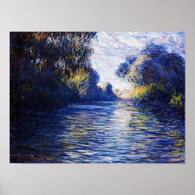 Poster Monet - Matin sur la Seine, 1897 (Devant)