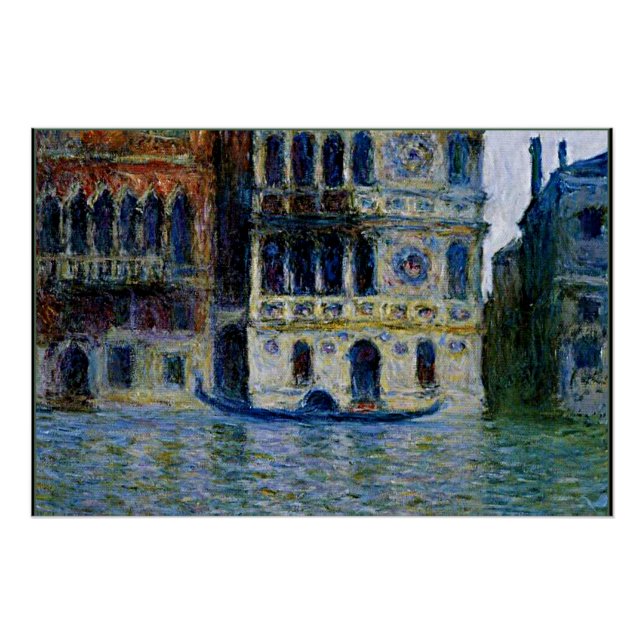 Poster Monet - Palazzo Dario (Devant)