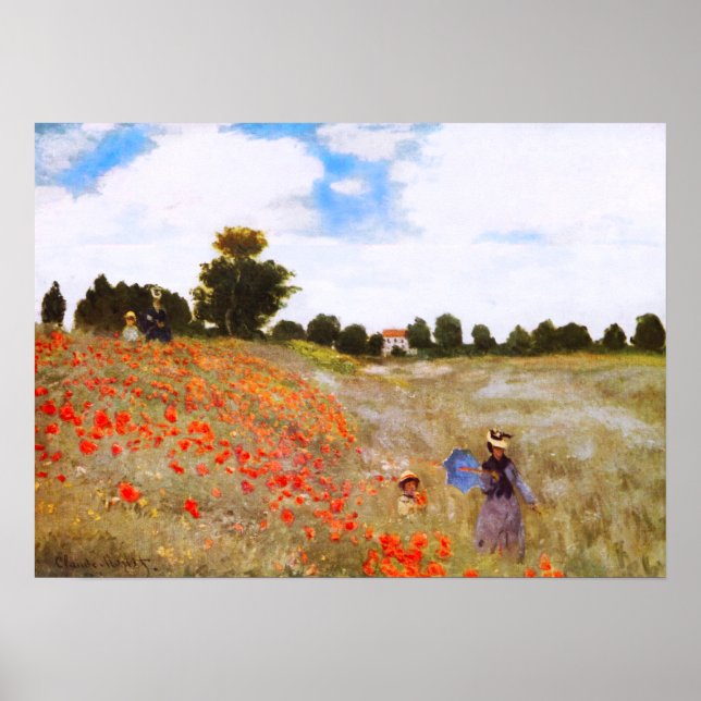 Poster Monet Poppies (Devant)