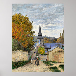 Poster Monet - Rue de Sainte-Adresse, art,