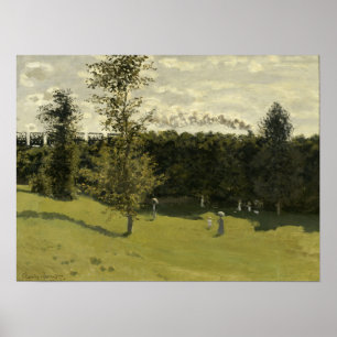 Poster Monet - Train dans la campagne